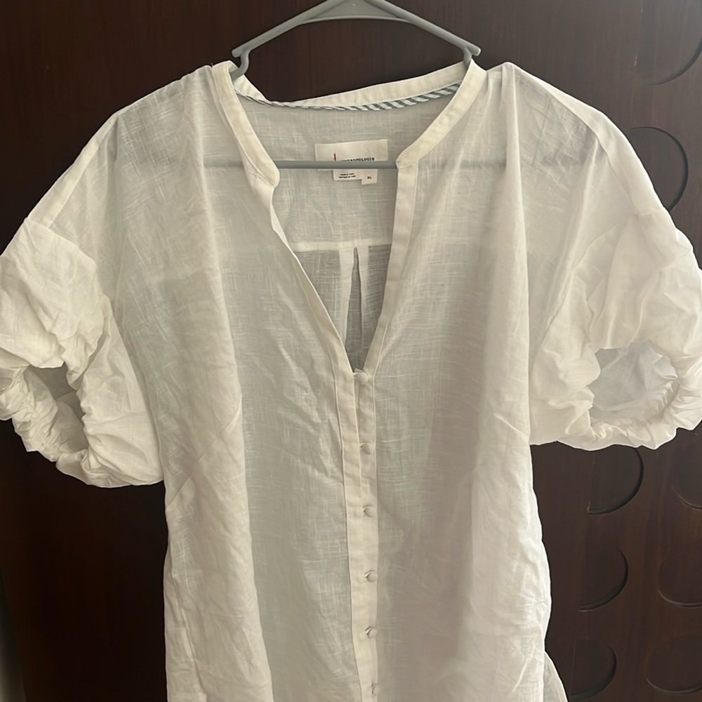 Creme linen shirt